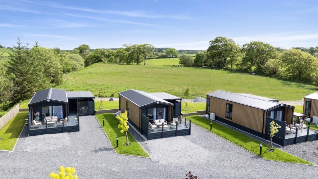 Micro Lodge 17 – aerial view of the lodge